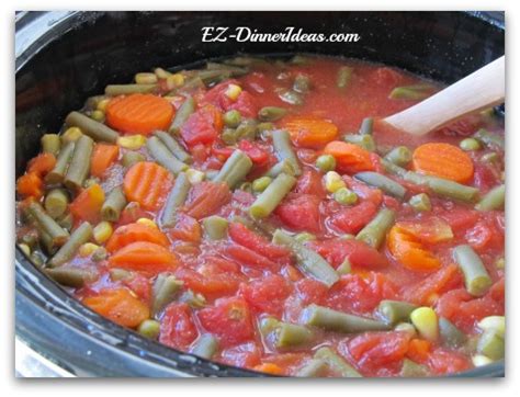 Slow Cooker Vegetable Stew