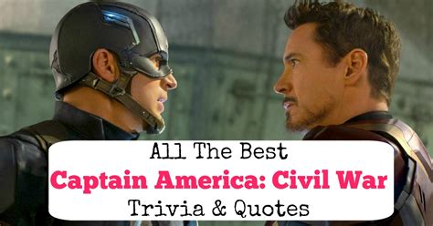 All The Best Captain America: Civil War Trivia And Quotes