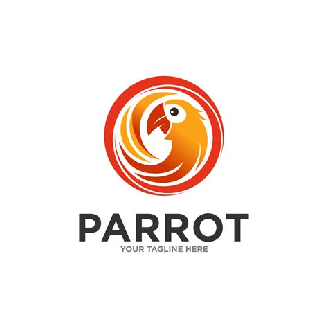 Parrot Logo Design Vector Template 12949072 Vector Art at Vecteezy