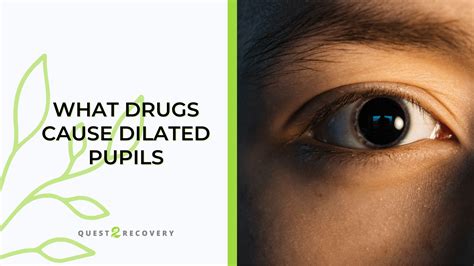 Which Drugs Cause Dilated Pupils? - Quest 2 Recovery