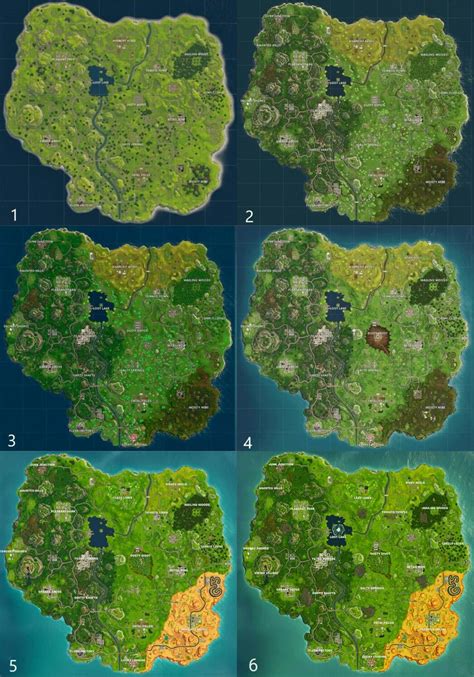 Evolution Of Fortnite Map - Tyler Texas Zip Code Map