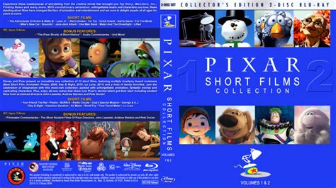 Pixar Short Films Collection - Volumes 1 & 2 (2007-2012) R1 Custom