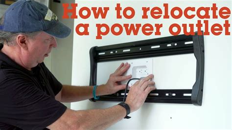 How to relocate an outlet when wall-mounting a TV | Crutchfield - YouTube