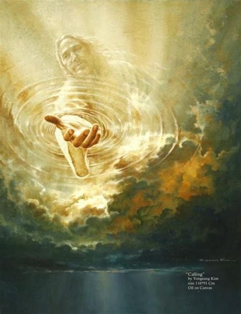 Jesus Reaching Into Water Painting at PaintingValley.com | Explore collection of Jesus Reaching ...