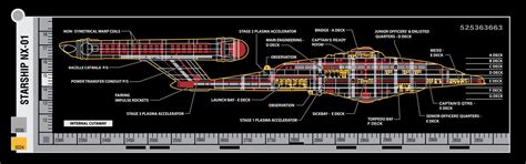 Star Trek Blueprints: Enterprise NX-01 Deck Plans