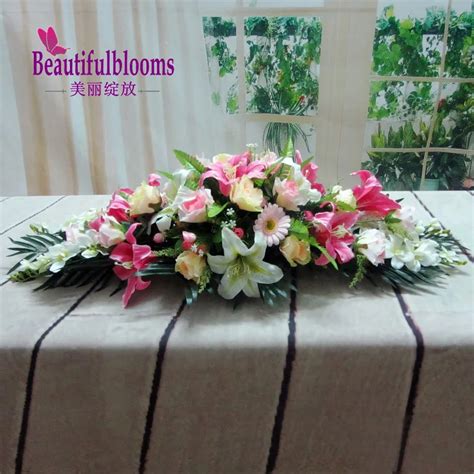 Conference table flowers artificial flower set artificial flower silk ...