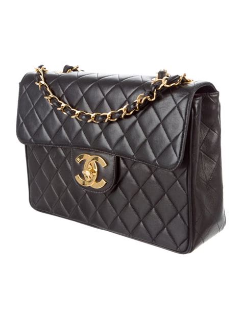 Chanel Vintage Classic Jumbo Flap Bag - Handbags - CHA197904 | The RealReal