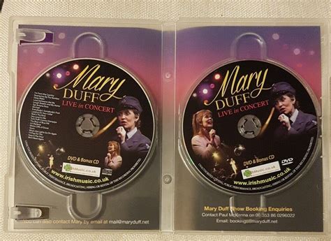 Mary Duff ~ Live In Concert ~ DVD & Bonus CD ~ Irish Music ...