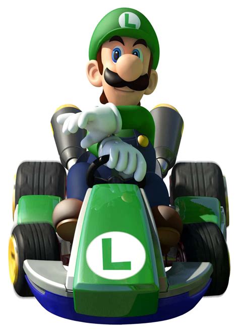 Mario Kart 8 Luigi Artwork