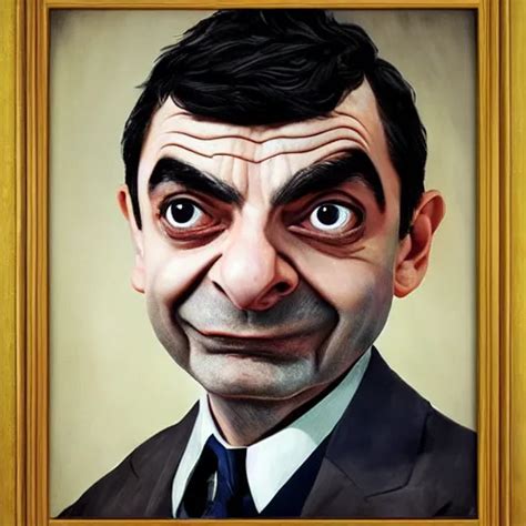 Mr. Bean in the style of a painting from Dishonored | Stable Diffusion | OpenArt