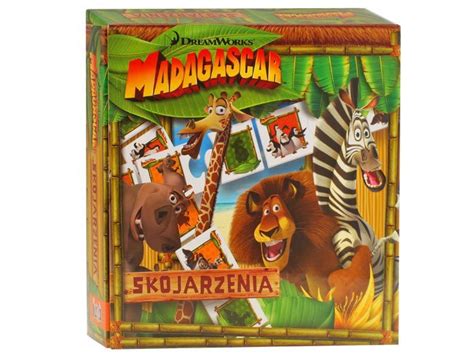 ASSOCIATIONS Madagascar puzzle game GR0132 | toys \ gry \ puzzle games ...