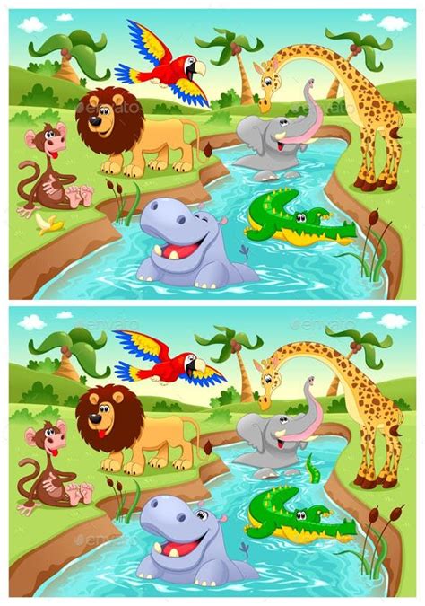 Spot the Differences | Spot the difference kids, Find the difference pictures, Kids learning ...