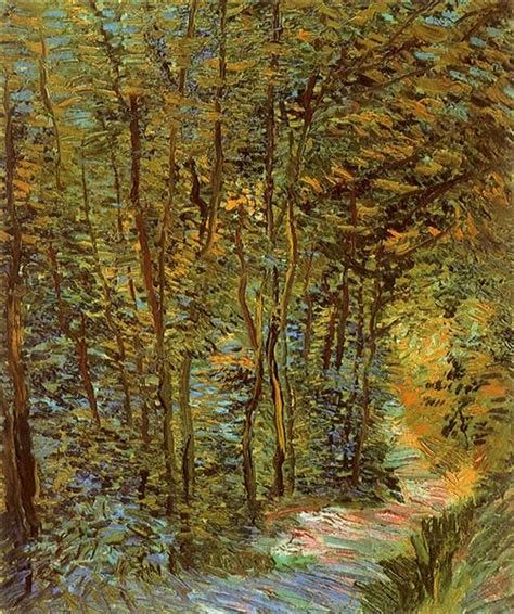 Path in the Woods, 1887 - Vincent van Gogh - WikiArt.org