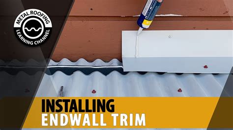 0:00 / 4:51 Endwall Flashing Installation On A Metal Roof. EASY ...