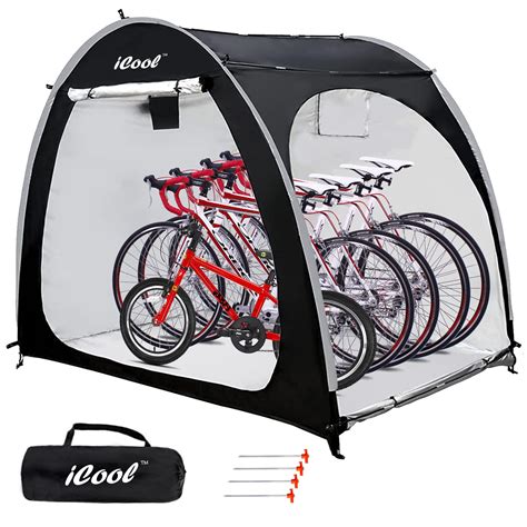 iCool Outdoor Bike Covers Storage Shed Tent, outdoor motorcycle storage ...