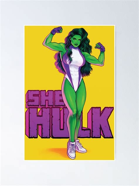 "SHE-HULK" Poster for Sale by adijuliyanti | Redbubble