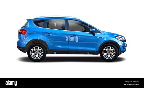 Ford Kuga side view isolated on white background Stock Photo - Alamy