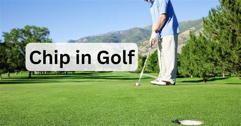 Chip in Golf (Chipping Technique in Steps, When to Chip & etc)