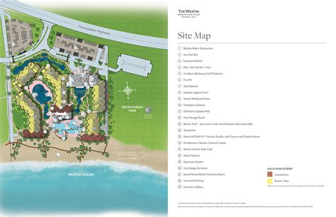 Westin Maui Resort Map