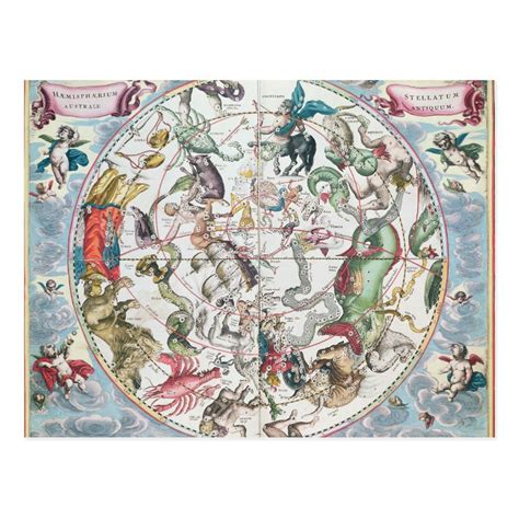 Map of the Southern Hemisphere, from 'The Celestial Atlas, or The ...