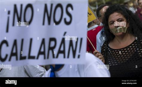 Taped Mouth Protest High Resolution Stock Photography and Images - Alamy