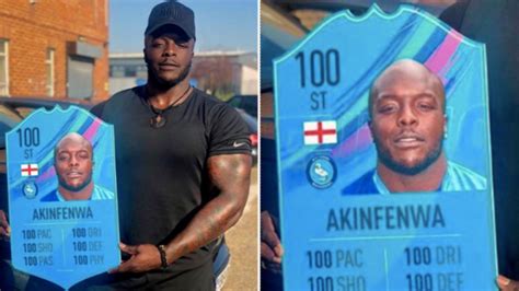 Adebayo Akinfenwa Becomes First Player To Receive 100-rated FIFA Card ...