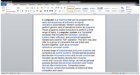 Insert Text in MS Word - GeeksforGeeks