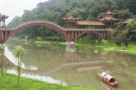 Haoshang Bridge Mahao River China - Stock Photos | Motion Array