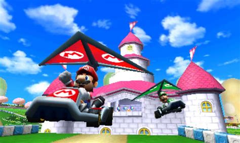 Mario Kart 7 Peach Castle Screenshot