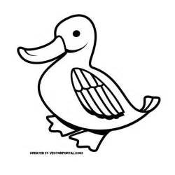 Contour image of a duck.ai Royalty Free Stock SVG Vector and Clip Art