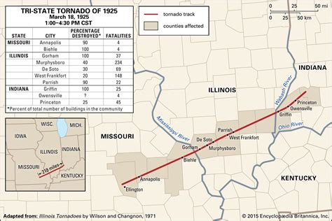 Texas Tornado History Map