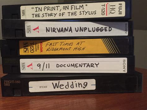 The end of the VCR: A box of tapes triggers rewind on memories of the once-great technology ...