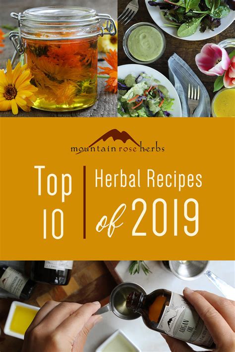 Our Top Ten Herbal Recipes of 2019 in 2020 | Herbal recipes, Herbalism, Anti inflammatory recipes