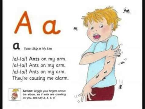 Letter ( A) - Ants on my arm | Phonics song, Jolly phonics, Jolly ...