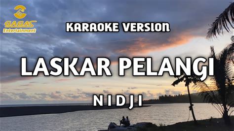 Nidji - Laskar Pelangi (Karaoke) - YouTube