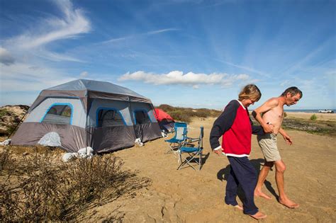 Galveston Beach Camping Areas - forest camping wallpaper