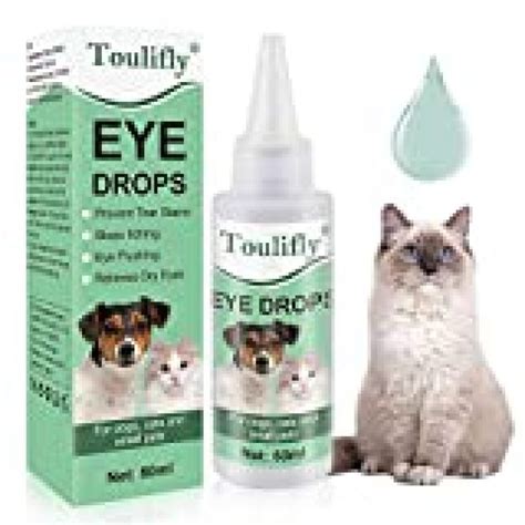 TOULIFLY Dog Eye Drops, Cat Eye Drops,Dog Eye Drops Natural, Pet Eye Cleaner for Dogs & Cats ...