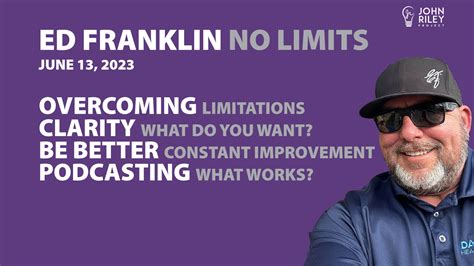 Ed Franklin, No Limits: What works in podcasting? – John Riley Project