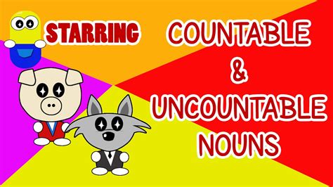 Grammar 101 - Countable Uncountable Nouns - Cartoon Style! - YouTube