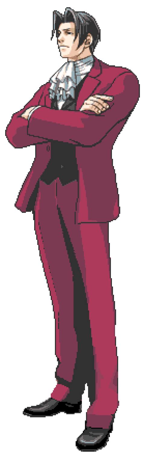 Ace Attorney Miles Edgeworth Sprites