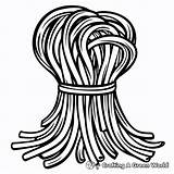 Spaghetti Coloring Pages  Free & Printable sketch template
