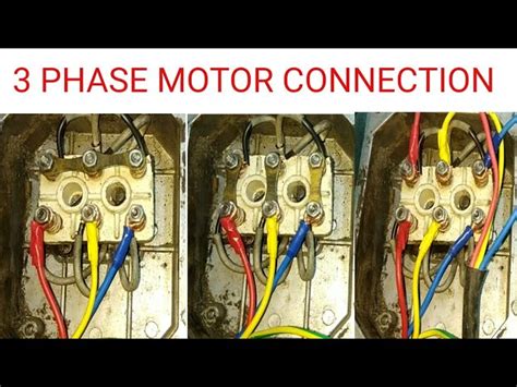 3 Phase Motor Wiring Color Code