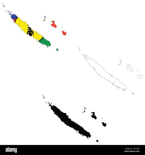 New Caledonia Map icon. New Caledonia Clipart. New Caledonia Flag Map sign. New Caledonia ...