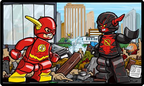 Lego Flash vs Reverse Flash New 52 by Catanas192 on DeviantArt