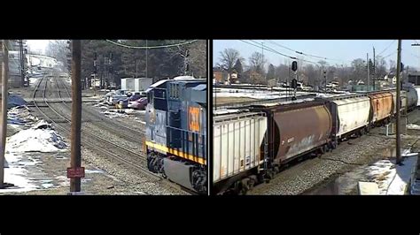 Railstream Railcam Series #5- Fostoria, OH (3/7/2014) - YouTube