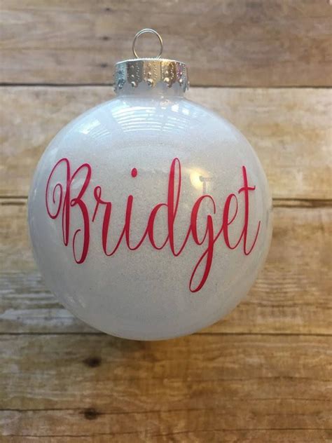 Personalized Christmas Ornament. Name Ornament. Christmas | Etsy | Custom ornament, Christmas ...