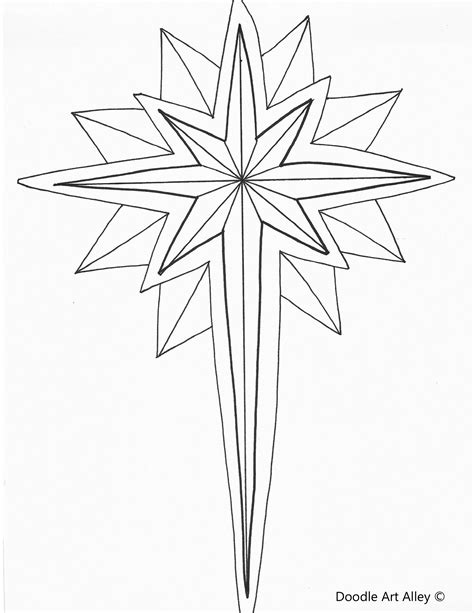 Star Of Bethlehem Drawing at GetDrawings | Free download