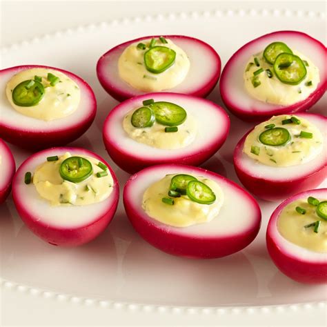 Beet-Pickled Deviled Eggs Recipe | Epicurious