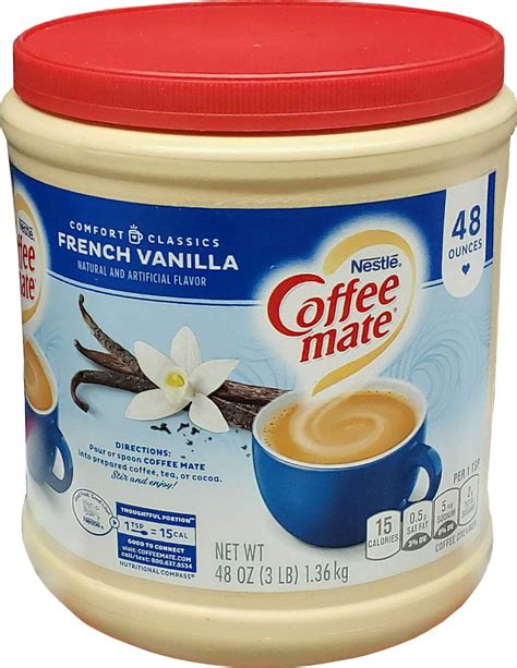 Coffee Mate French Vanilla Creamer, 48 oz - Walmart.com - Walmart.com