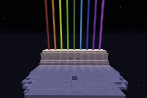 Color Changing Beacons Minecraft Project